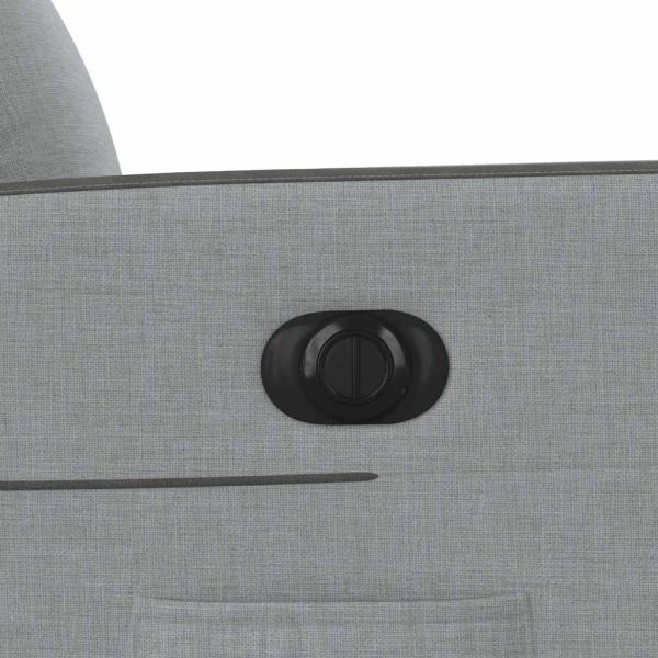 Relaxsessel Elektrisch Hellgrau Stoff