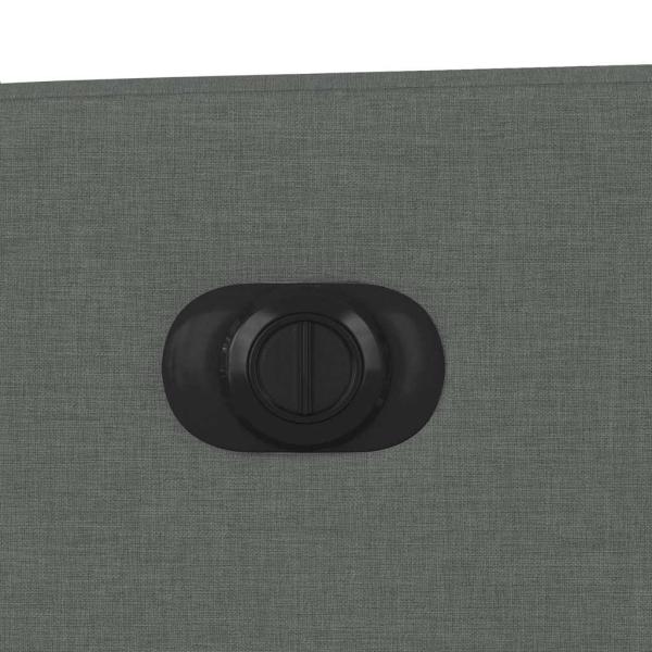 Relaxsessel Elektrisch Dunkelgrau Stoff