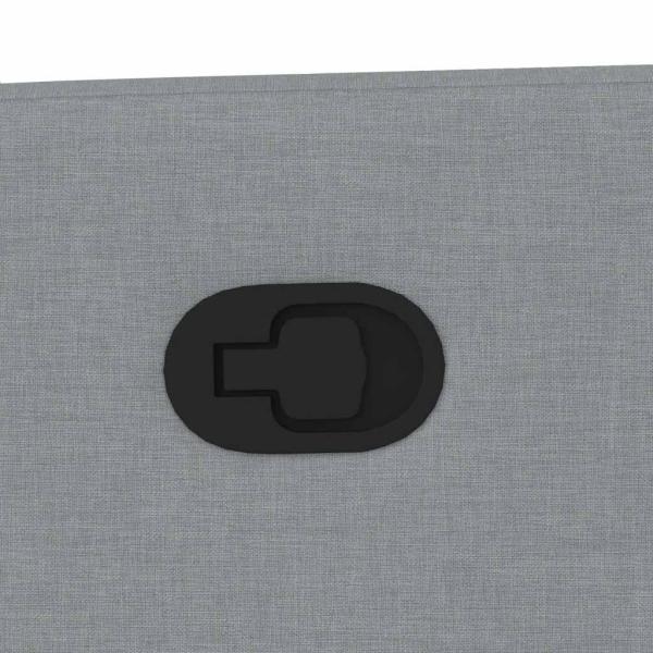 Relaxsessel mit Aufstehhilfe Hellgrau Stoff