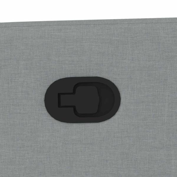 Relaxsessel Hellgrau Stoff