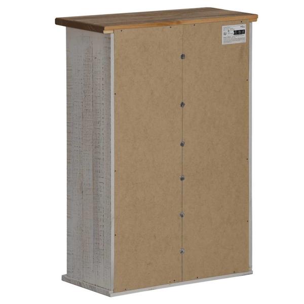 Hängeschrank HALDEN mit Schiebetür Weiß 49x22,5x70 cm Kiefer