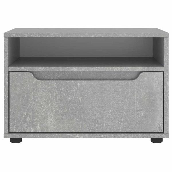 TV-Schrank VISNES Betongrau 60x40x38 cm Holzwerkstoff