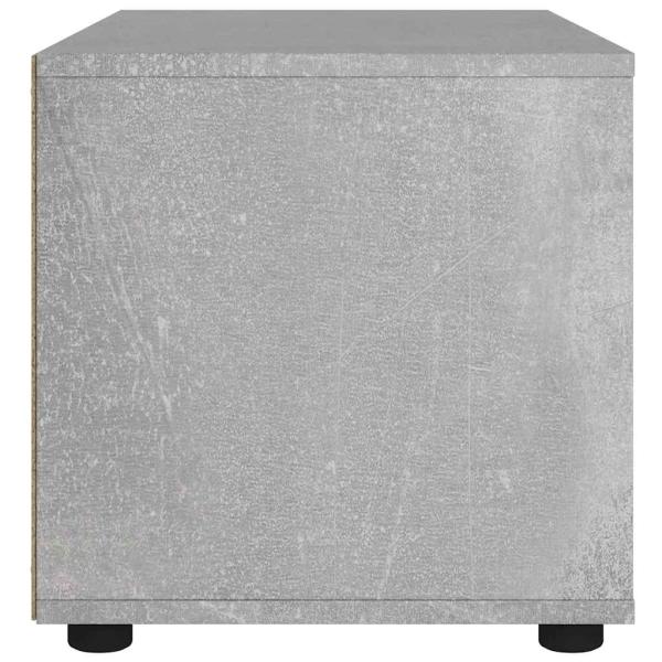 TV-Schrank VISNES Betongrau 60x40x38 cm Holzwerkstoff