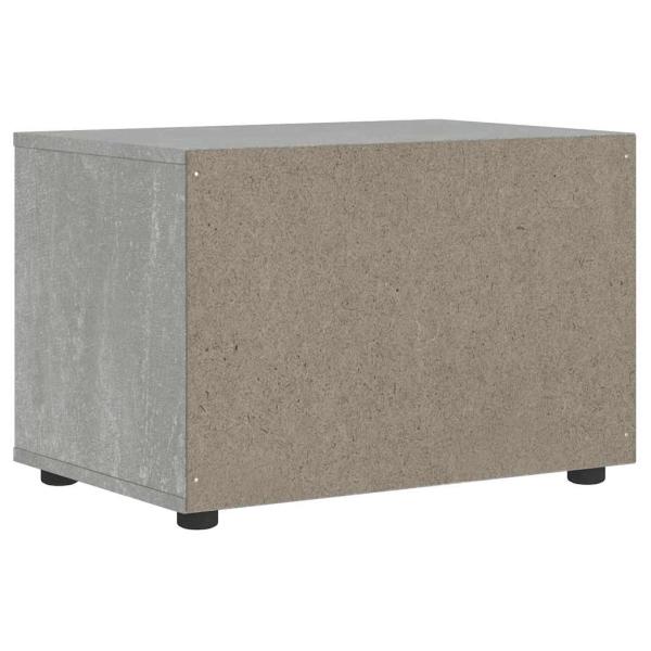 TV-Schrank VISNES Betongrau 60x40x38 cm Holzwerkstoff