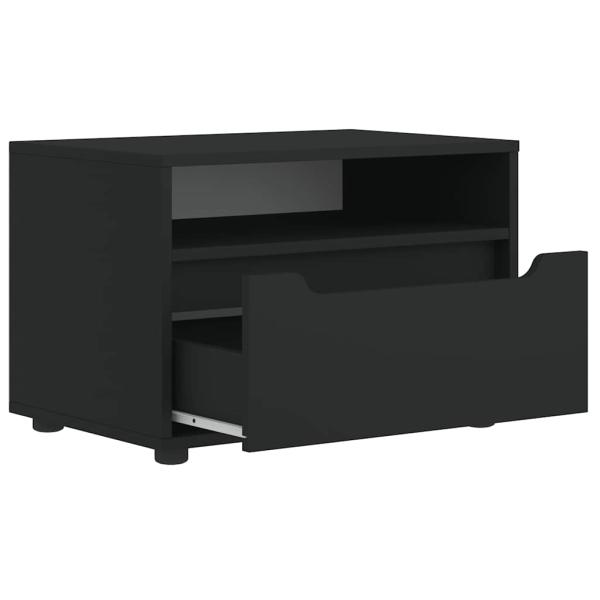TV-Schrank VISNES Schwarz 60x40x38 cm Holzwerkstoff