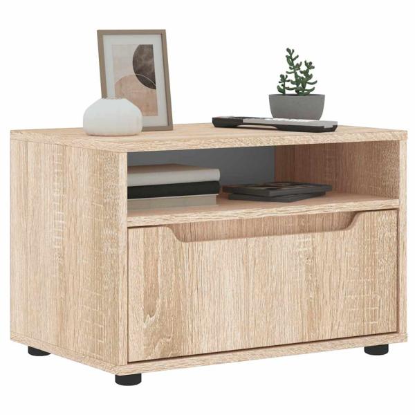 ARDEBO.de - TV-Schrank VISNES Sonoma-Eiche 60x40x38 cm Holzwerkstoff
