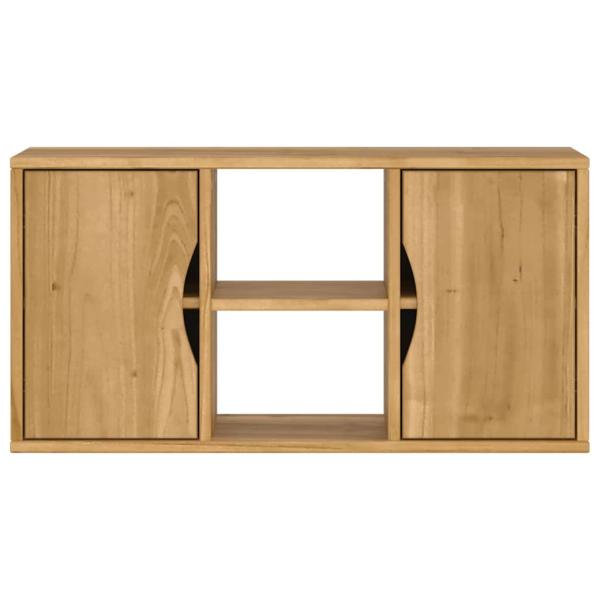 TV-Schrank ODDA 79x24x40,5 cm Massivholz Kiefer