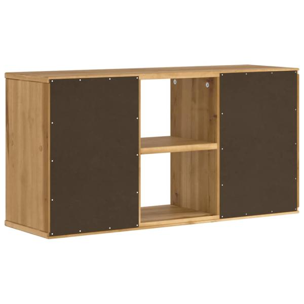TV-Schrank ODDA 79x24x40,5 cm Massivholz Kiefer