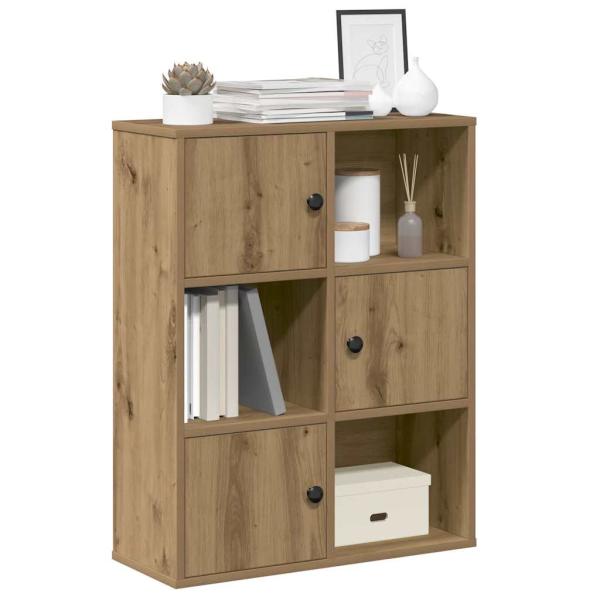 ARDEBO.de - Bücherregal Artisan-Eiche 60x24x76,5 cm Holzwerkstoff