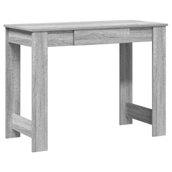Schreibtisch Grau Sonoma 100x45x75 cm Holzwerkstoff