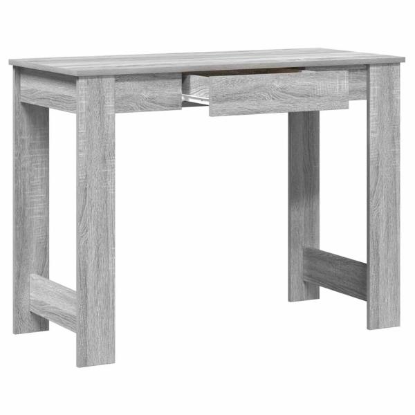 Schreibtisch Grau Sonoma 100x45x75 cm Holzwerkstoff