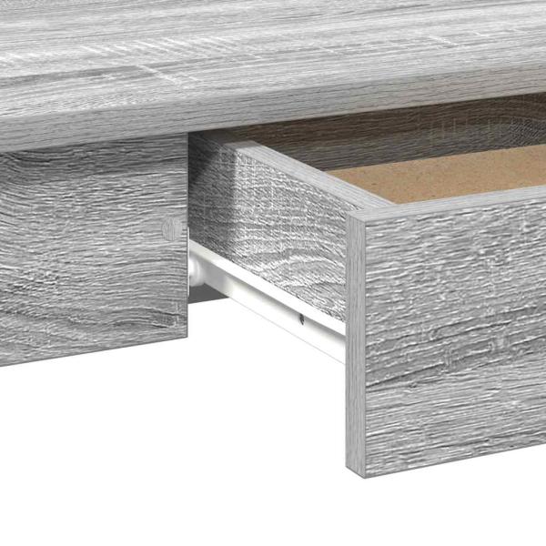 Schreibtisch Grau Sonoma 100x45x75 cm Holzwerkstoff