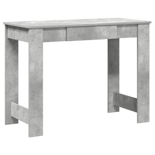 Schreibtisch Betongrau 100x45x75 cm Holzwerkstoff