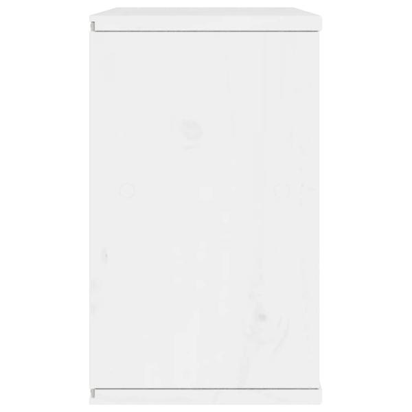 TV-Schrank ODDA Weiß 79x24x40,5 cm Massivholz Kiefer