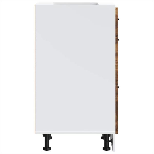 Küchenunterschrank Porto Räuchereiche Holzwerkstoff