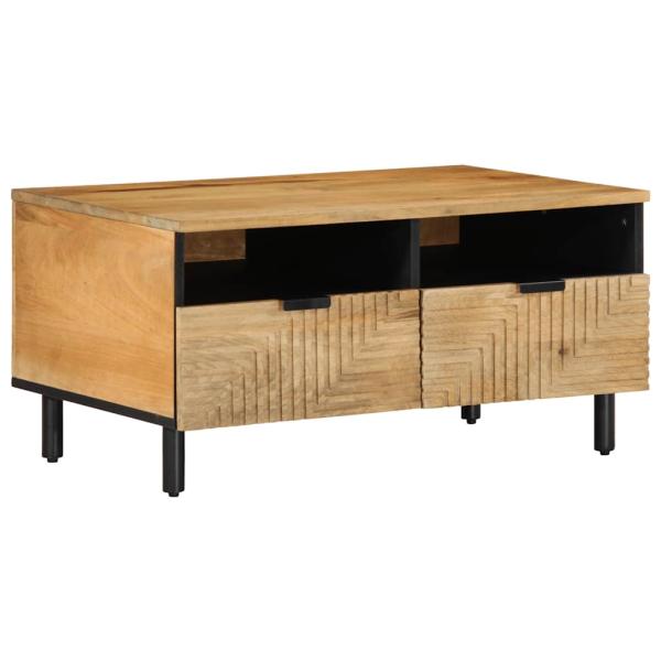 ARDEBO.de - Couchtisch Braun 80x54x40 cm Massivholz Mango