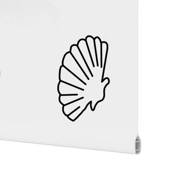 Duschrollo 120x240 cm Stoffbreite 116 cm