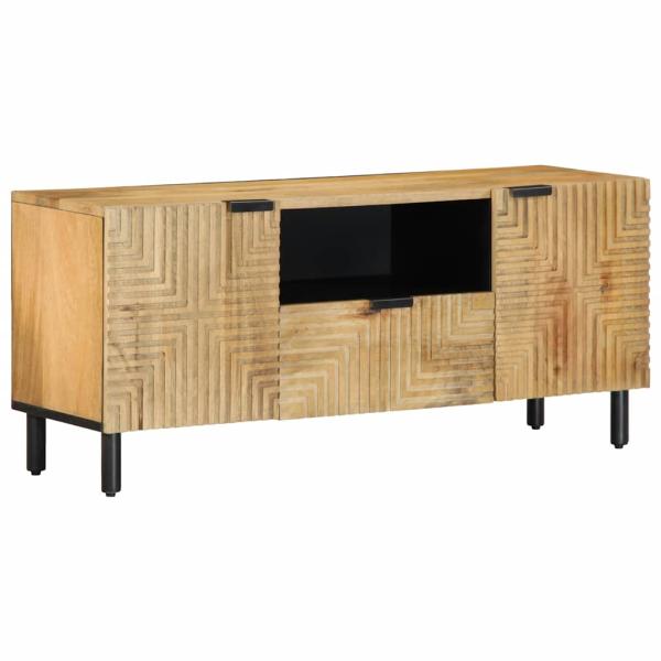 ARDEBO.de - TV-Schrank Braun 105x33x46 cm Massivholz Mango