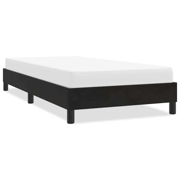 ARDEBO.de - Bettgestell ohne Matratze Schwarz 100x210 cm Samt