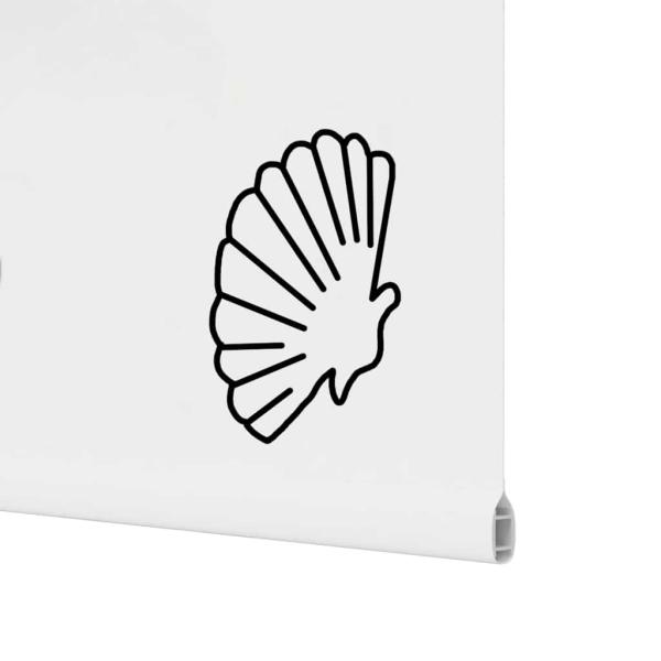 Duschrollo 110x240 cm Stoffbreite 106 cm