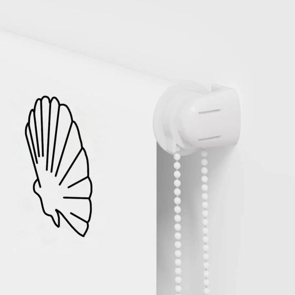 Duschrollo 110x240 cm Stoffbreite 106 cm