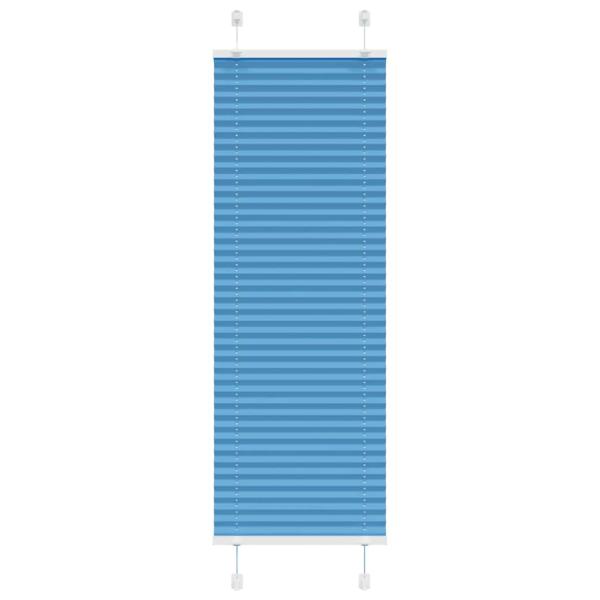 ARDEBO.de - Plissee Blau 45x100 cm Stoffbreite 44,4 cm Polyester
