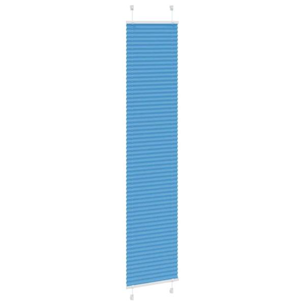 Plissee Blau 50x200 cm Stoffbreite 49,4 cm Polyester