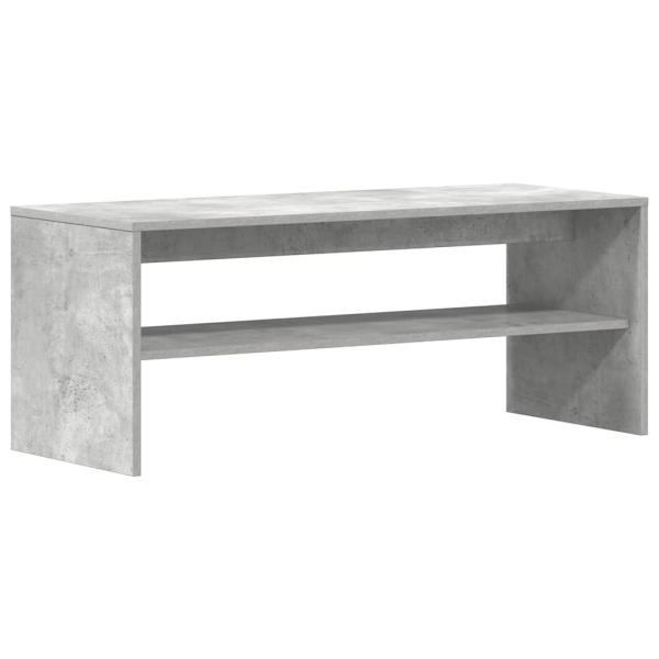 TV-Schrank Betongrau 100x40x40 cm Holzwerkstoff