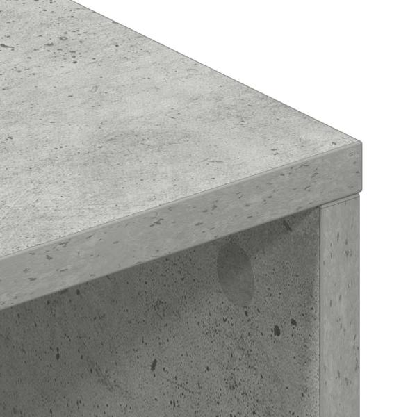 TV-Schrank Betongrau 100x40x40 cm Holzwerkstoff