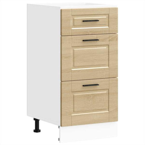 Küchenunterschrank Porto Sonoma-Eiche Holzwerkstoff