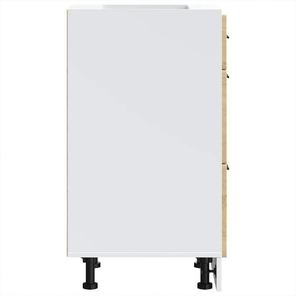 Küchenunterschrank Porto Sonoma-Eiche Holzwerkstoff