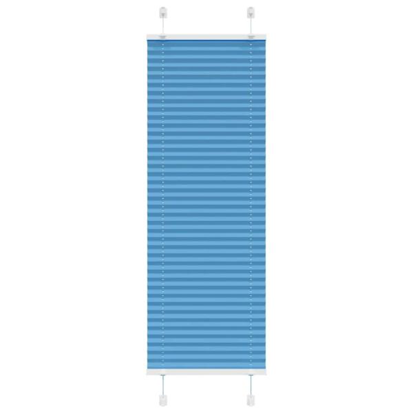 ARDEBO.de - Plissee Blau 50x100 cm Stoffbreite 49,4 cm Polyester