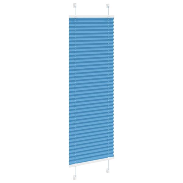 Plissee Blau 40x100 cm Stoffbreite 39,4 cm Polyester