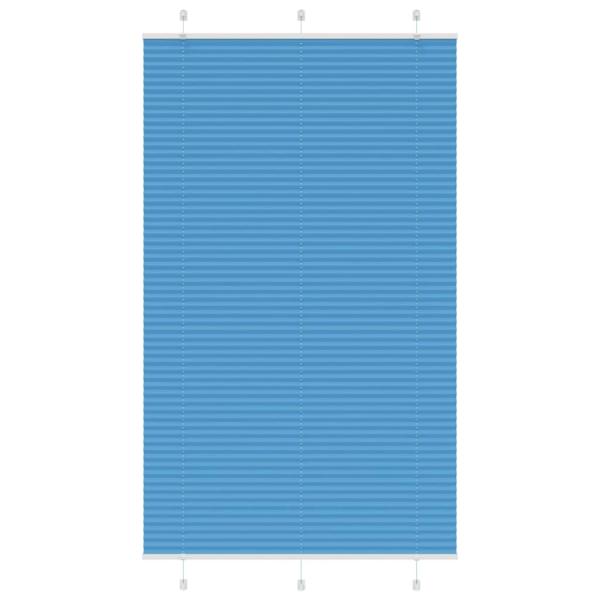 ARDEBO.de - Plissee Blau 115x200 cm Stoffbreite 114,4 cm Polyester