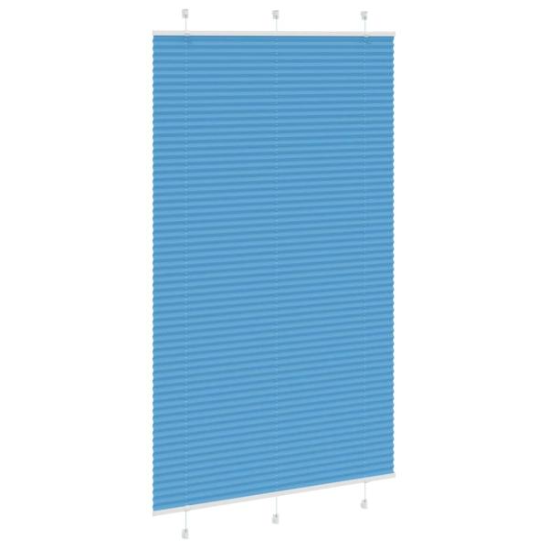 Plissee Blau 115x200 cm Stoffbreite 114,4 cm Polyester