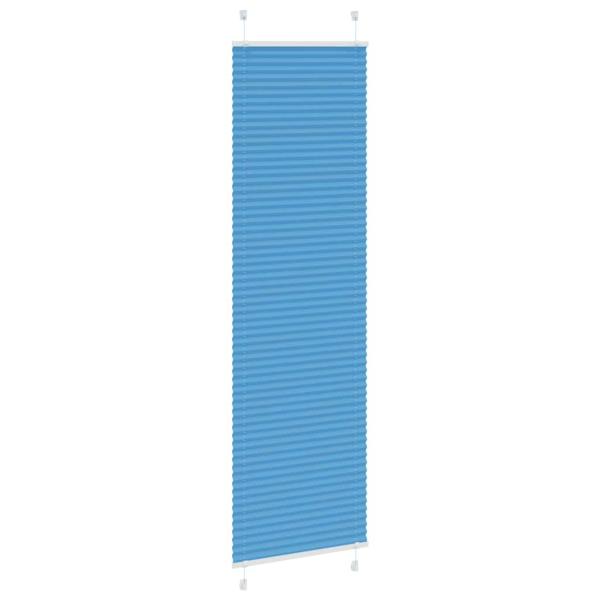 Plissee Blau 55x200 cm Stoffbreite 54,4 cm Polyester