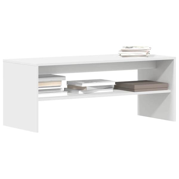 ARDEBO.de - TV-Schrank Weiß 100x40x40 cm Holzwerkstoff