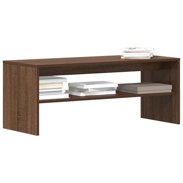 ARDEBO.de - TV-Schrank Braun Eichen-Optik 100x40x40 cm Holzwerkstoff