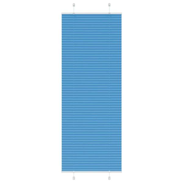 ARDEBO.de - Plissee Blau 70x200 cm Stoffbreite 69,4 cm Polyester