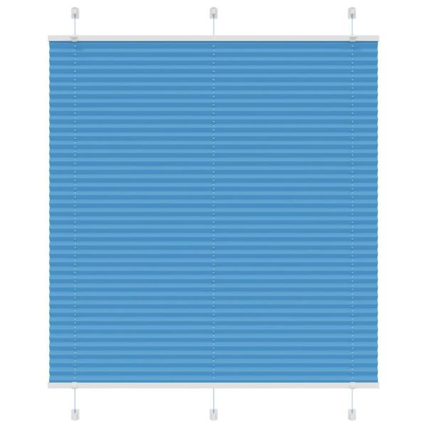 ARDEBO.de - Plissee Blau 115x150 cm Stoffbreite 114,4 cm Polyester