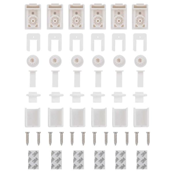 Plissee Blau 120x100 cm Stoffbreite 119,4 cm Polyester