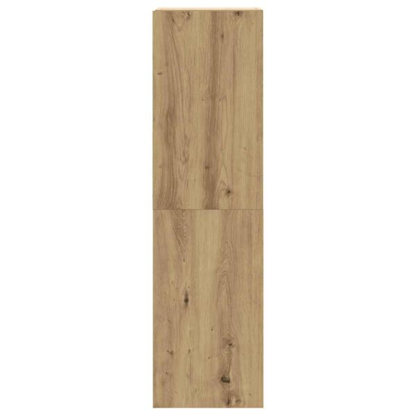 8-tlg. TV-Schrank-Set Wandmontage Artisan-Eiche Holzwerkstoff
