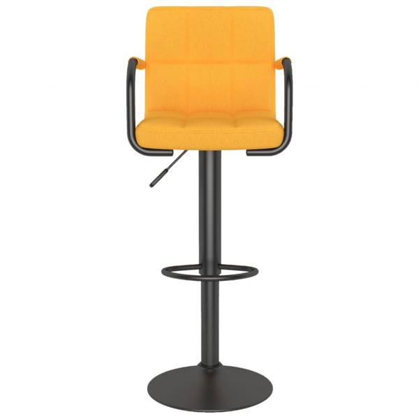 Barhocker Senfgelb Stoff