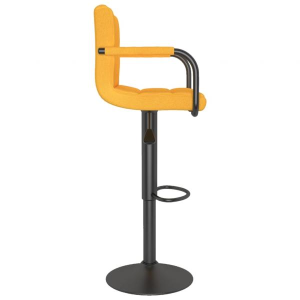 Barhocker Senfgelb Stoff