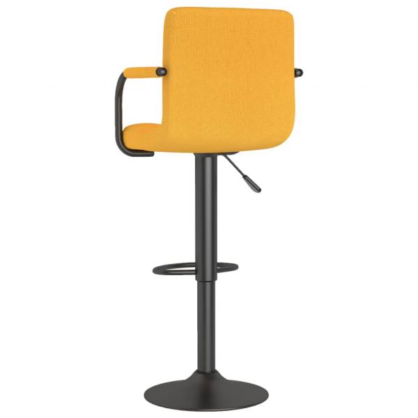 Barhocker Senfgelb Stoff