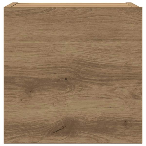 6-tlg. TV-Schrank-Set Wandmontage Artisan-Eiche Holzwerkstoff