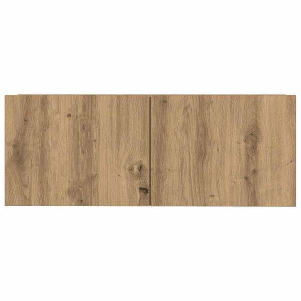 7-tlg. TV-Schrank-Set Wandmontage Artisan-Eiche Holzwerkstoff