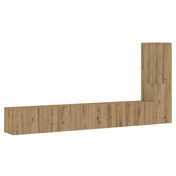 TV-Wandschränke 3 Stk. Artisan-Eiche Holzwerkstoff