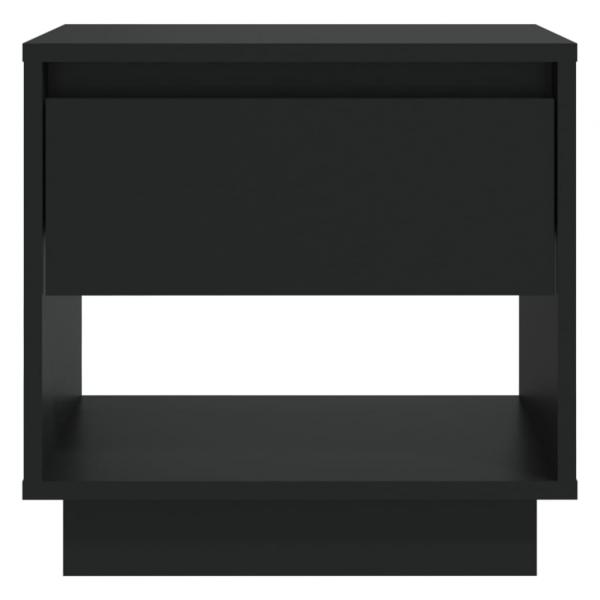 Nachttisch Schwarz 45x34x44 cm Holzwerkstoff