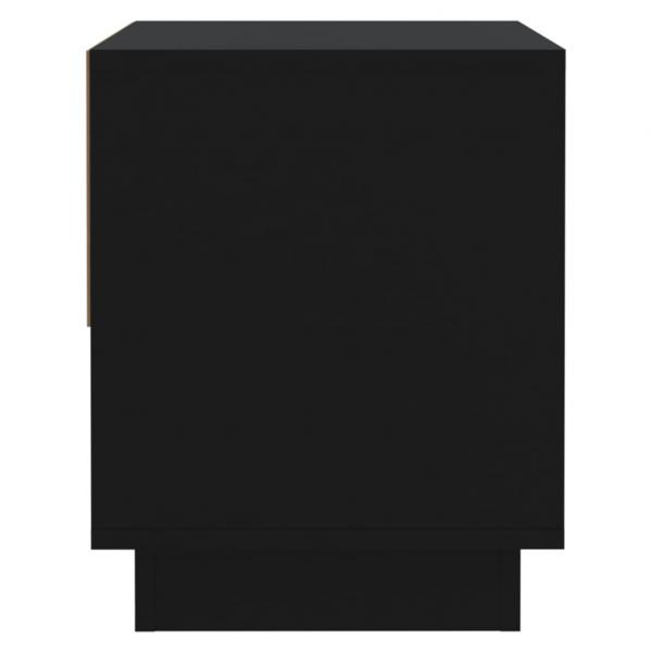 Nachttisch Schwarz 45x34x44 cm Holzwerkstoff